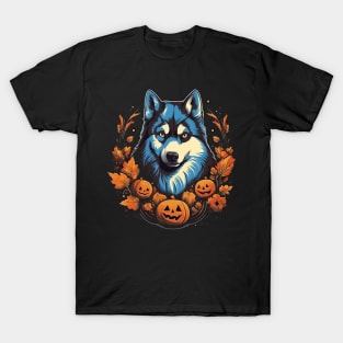 Siberian Husky Halloween T-Shirt